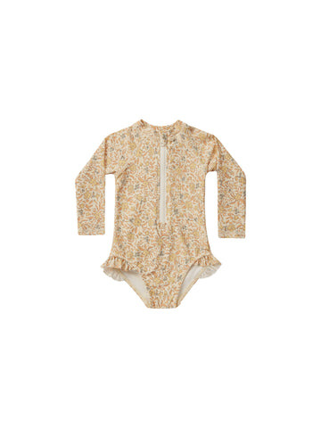 Rylee & Cru Blossom Rash Guard One Piece
