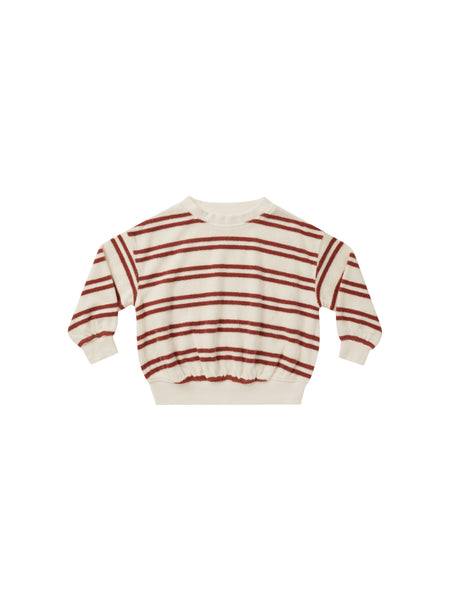 Rylee & Cru Red Stripe Sweatshirt