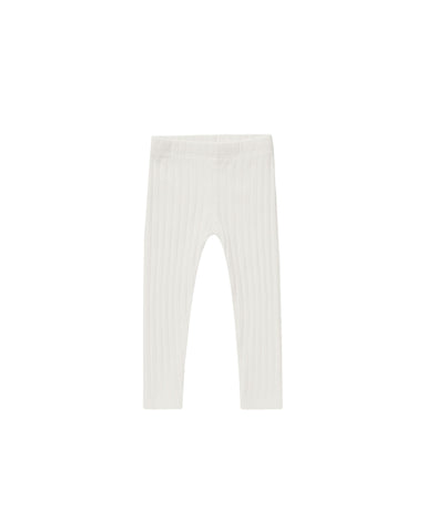 Rylee & Cru Ivory Ribbed Legging