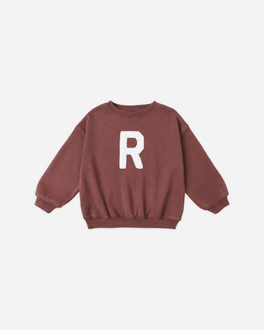 Rylee & Cru Burgundy Relaxed Sweatshirt