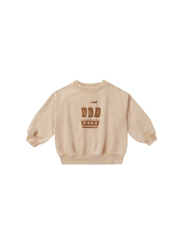 Rylee & Cru Oat Ship Relaxed Sweatshirt