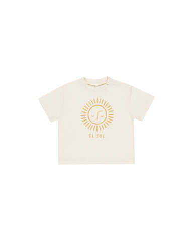 Rylee & Cru Natural El Sol Relaxed Tee