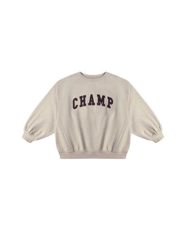 Rylee & Cru Stone Champ Oversized Sweatshirt