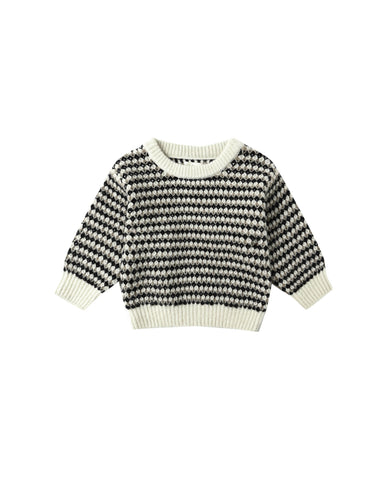 Rylee & Cru Natural Black Speckle Shiloh Sweater