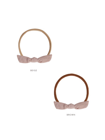 Rylee & Cru Mauve Little Knot Headband