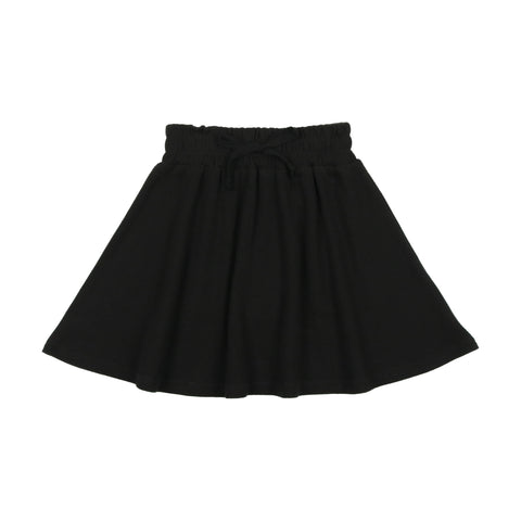 Lil Legs Black Ribbed Skirt