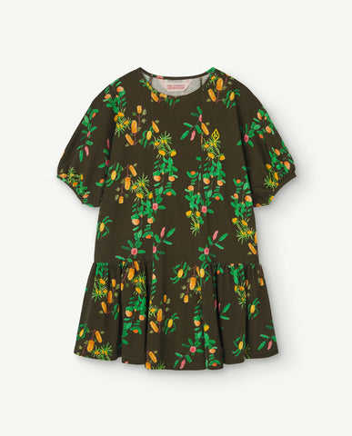 TAO Brown Flower Walrus Dress