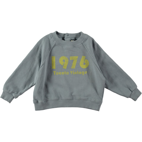 Tocoto Vintage Blue 1976 Sweatshirt & Legging Set