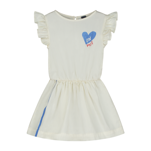 Bonmot Ivory Much Love Frill Dress