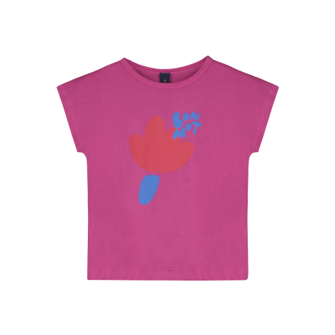 Bonmot Raspberry Flower T-shirt
