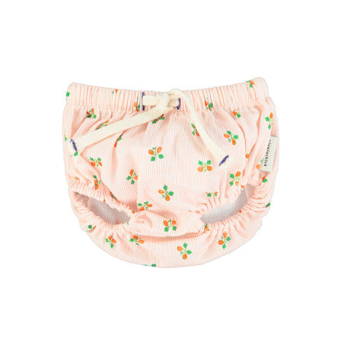 Piupiuchick Pink Stripe with Flowers Bloomer