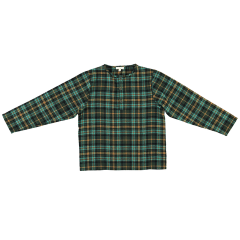 Bebe Organic Sebastion Winter Check Shirt