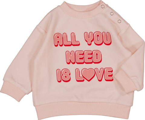 Louis Louise Pink Velvet Love Jimmy Sweatshirt + Tim Leggings Set