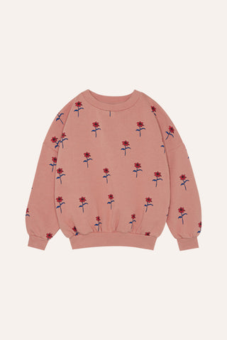 The Campamento Pink Flowers Kids Sweatshirt