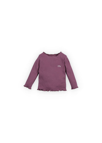 The New Society Baby Grape Bliss Rib Tee + Legging Set