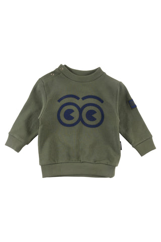 Loud Apparel Baby Green Club Sweatshirt + Book Leggings