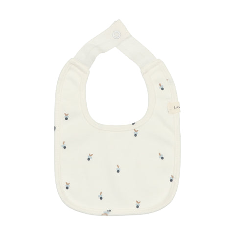 Lilette White & Blue Very Berry Bib