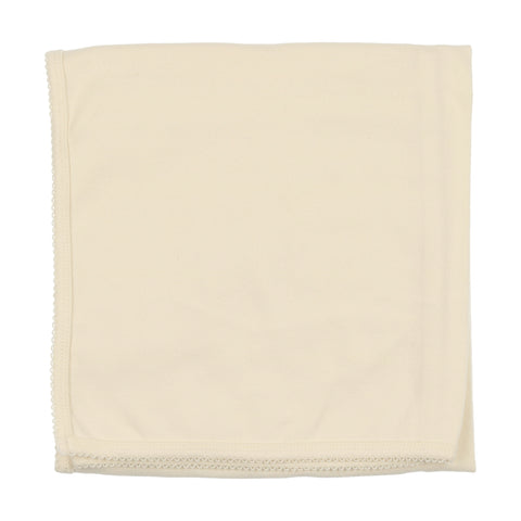 Lilette Cream Vine Pointelle Blanket