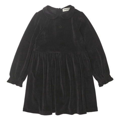 Tocoto Vintage Black Velvet Dress