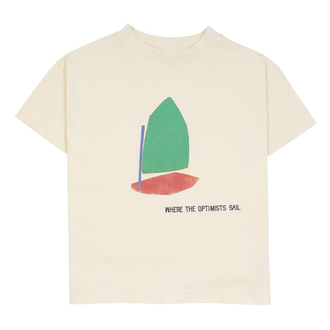 Wynken White Where The Optimists Sail Tee