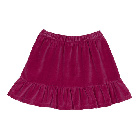 Wynken Magenta Velour Skirt