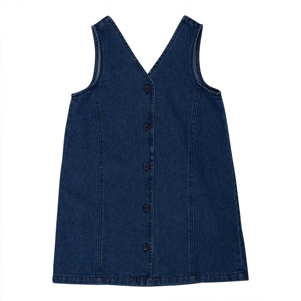 Wynken Amore Denim Pinafore – Panda and Cub