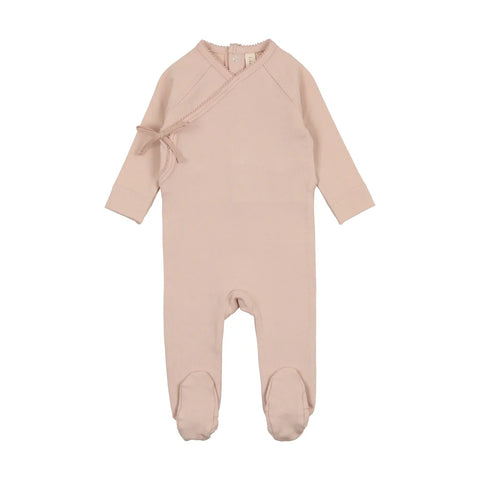 Lilette Pale Pink Wrapover Footie