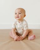 Quincy Mae Oranges Zip Rashguard One-Piece