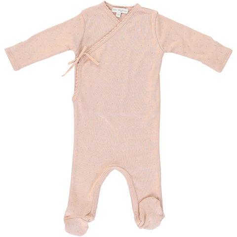 Bebe Organic Powder Wrap Overall Footie