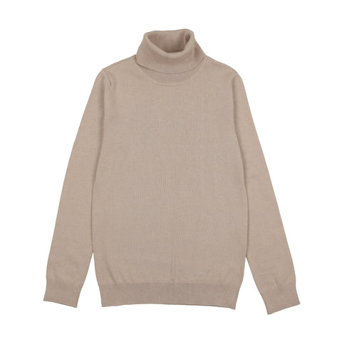 Coco Blanc Oatmeal Knit Turtleneck