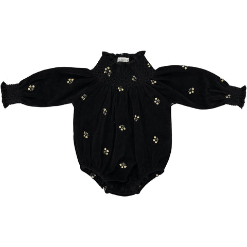 Bebe Organic Dora Peppercorn Romper