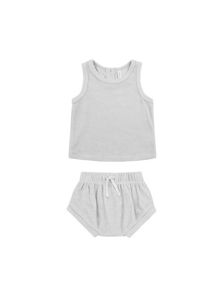 Quincy Mae Cloud Terry Tank + Short Set