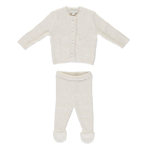Bebe Organic Baby Eva Natural Footed Set