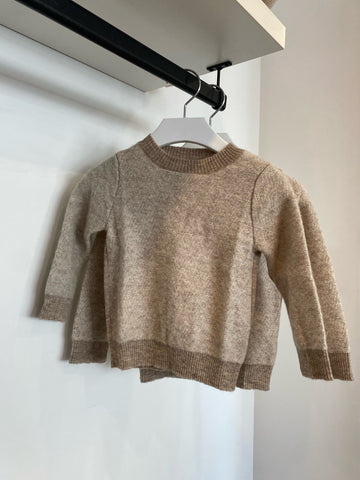 Aymara Camel & Ecru Sweater