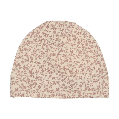 Lilette Mauve Floral Printed Beanie