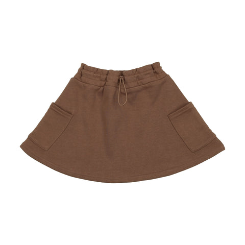 Lil Legs Camel Toggle Sweatshirt Skirt