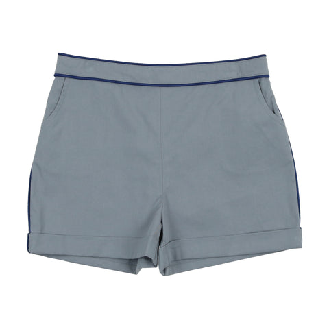 Maisonita Blue Solid Shorts