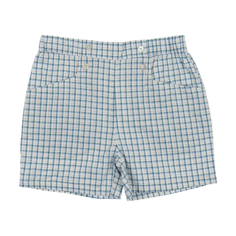 Maisonita Blue Plaid Shorts