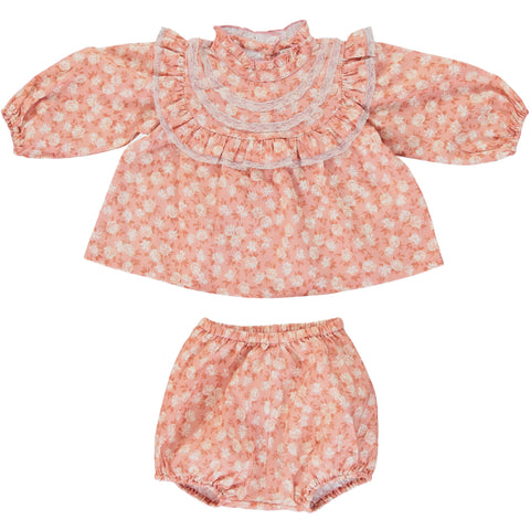 Bebe Organic Millie Powder Roses Baby Set