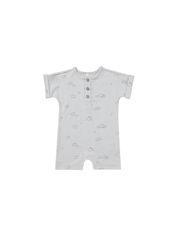 Quincy Mae Cloud Sunny Day Short Sleeve One-Piece