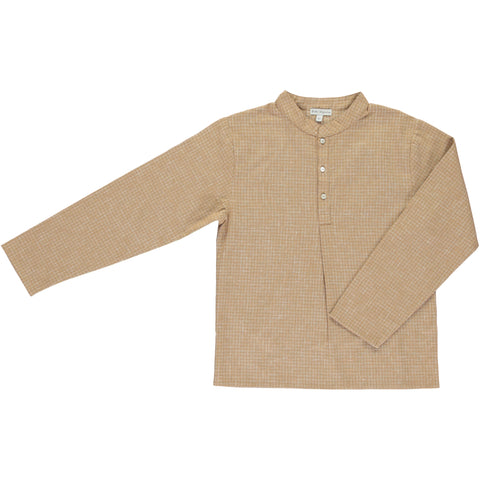 Bebe Organic Oliver Alpine Terra Check Shirt