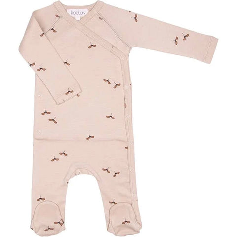 Koalav Seedfly Latte Footed Onesie