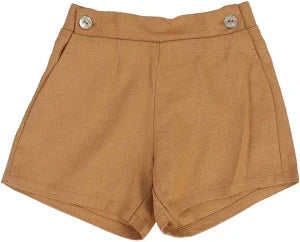 Lil Legs Analogie Golden Linen Shorts