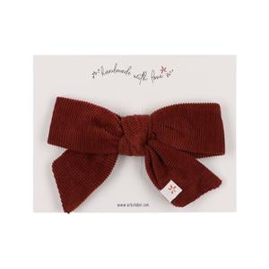 Arbii Cabernet Corduroy School Girl Clip