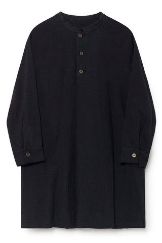 Little Creative Factory Black Crinkled Tunic Blouse