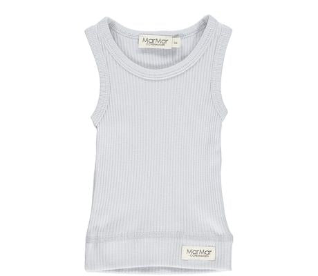 Marmar Copenhagen Pale Blue Ribbed Tank & Bloomer Set