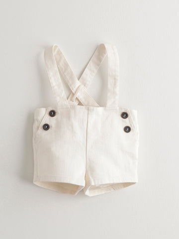 Nanos Off White Overalls