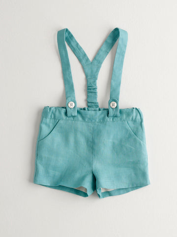 Nanos Teal Overalls