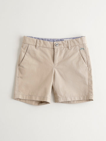 Nanos Beige Cotton Shorts