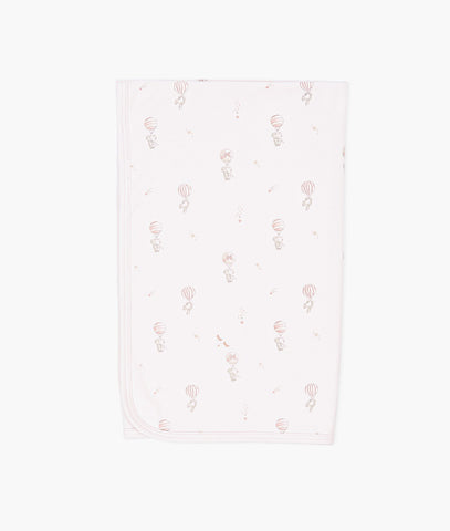 Livly Stockholm Pink Elephants Balloon Blanket